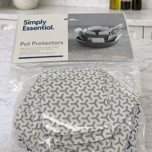 Simply Essential Pot Protectors Set of 3 | Pan & Cookware Scratch Guards